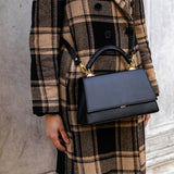 Borsa in Vera Pelle Kate Nero - ISKIA That's Vera Italia