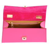 Borsa in Vera Pelle Kate Fucsia - ISKIA That's Vera Italia