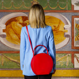Borsa in Vera Pelle Grace Rosso - ISKIA That's Vera Italia