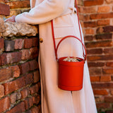 Borsa in Vera Pelle Zoe Mattone - ISKIA That's Vera Italia