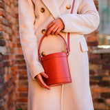 Borsa in Vera Pelle Zoe Mattone - ISKIA That's Vera Italia