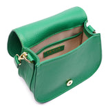 Borsa in Vera Pelle Angelina Verde - ISKIA That's Vera Italia