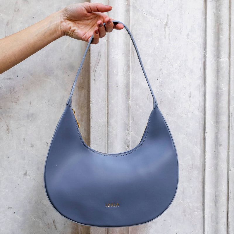 Borsa mezzaluna pelle on sale