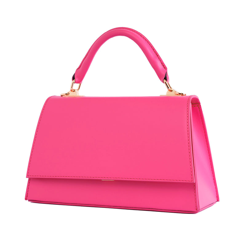 Borsa in Vera Pelle Kate Fucsia - ISKIA That's Vera Italia 