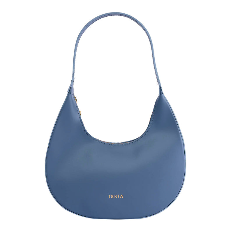 Borsa in Vera Pelle Marilyn Azzurro - ISKIA That's Vera Italia 