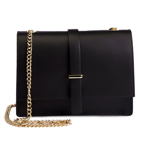 Borsa in Vera pelle Audrey Nero - ISKIA That's Vera Italia