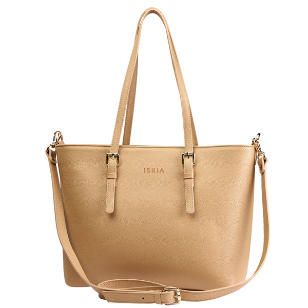 Borsa in Vera pelle Elizabeth Camel - ISKIA That's Vera Italia