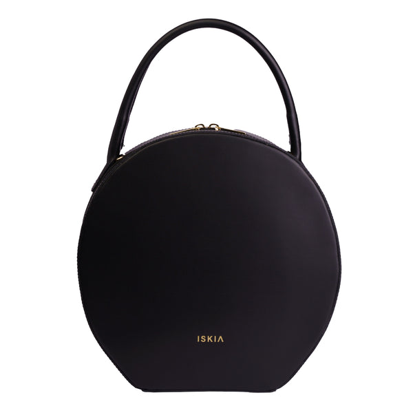 Borsa in Vera Pelle Grace Nero - ISKIA That's Vera Italia